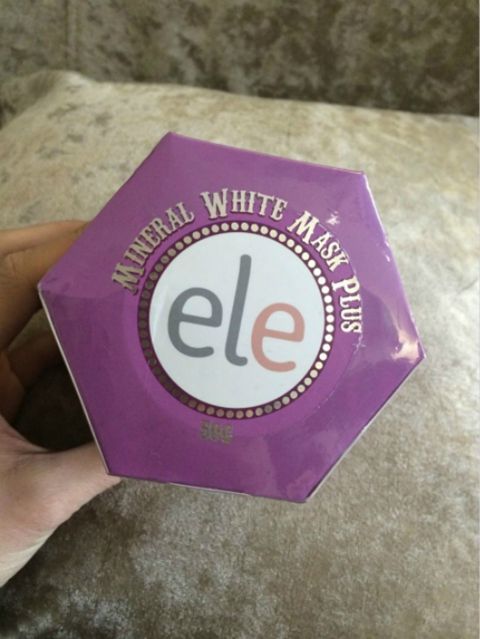 泰国正品代购ELE保湿补水美白细嫩滑紧致祛痘免洗式ele睡眠面膜